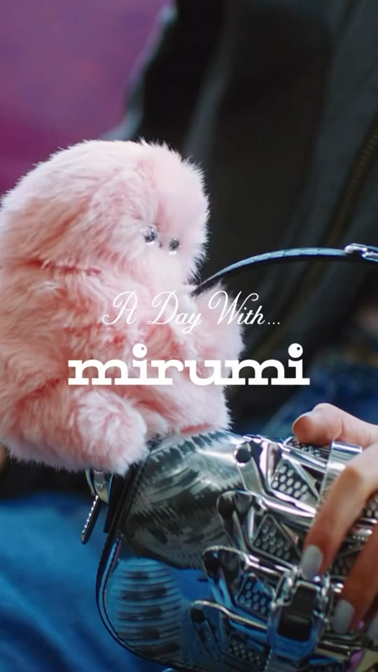 Mirumi Interactive Plush Toy Touch & Sound Sensor Cute Fluffy Companion Gift